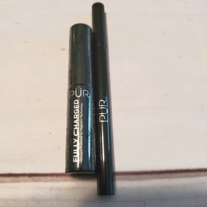 PUR Black fully charged metallic mascara and PUR black Waterproof eyeliner NEW